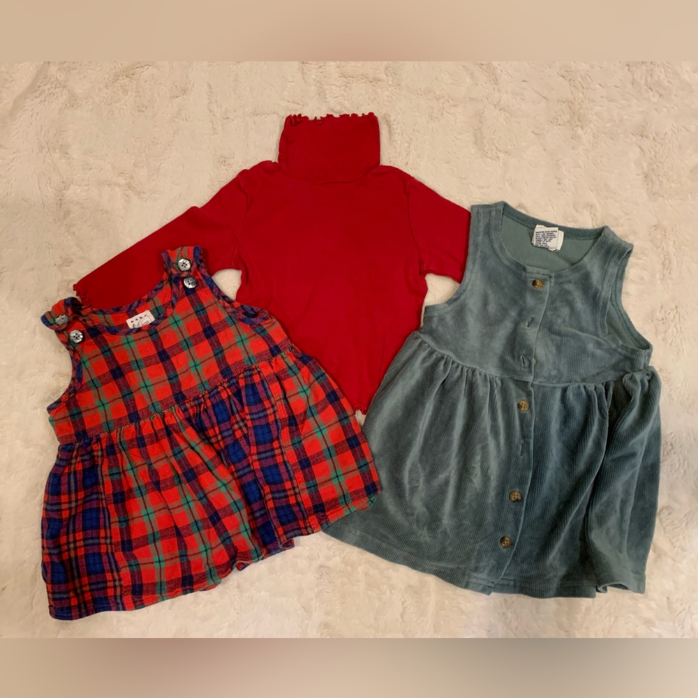 Girls Vintage GAP holiday dress set 12 month